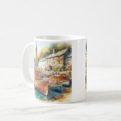 穏やかな コーヒーマグカップ (正面左)