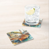 穏やかな スクエアペーパーコースター (インサイチュ)