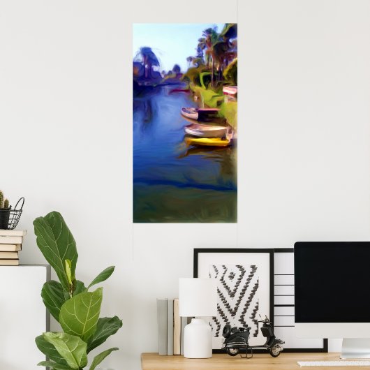 穏やかな_ ポスター (ホームオフィス)