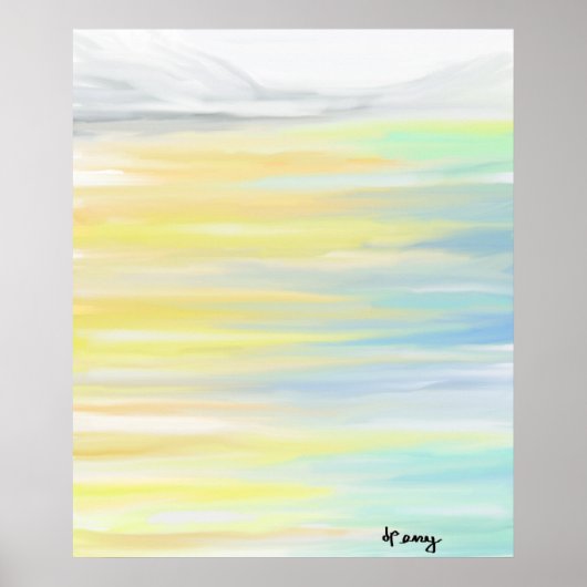 「穏やかな」 ポスター (正面)