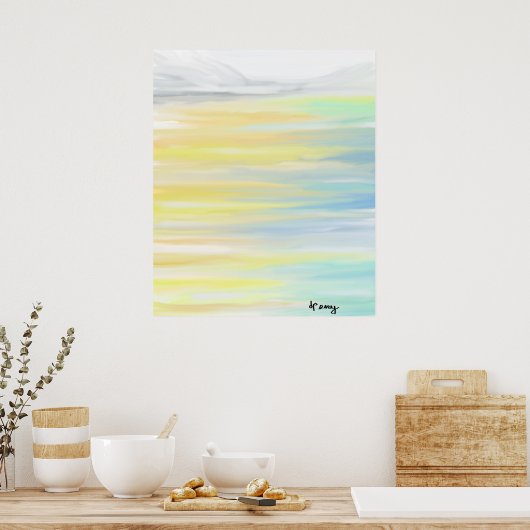 「穏やかな」 ポスター (キッチン)