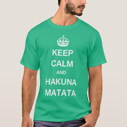穏やかなKCCOを保って下さい Tシャツ (正面)