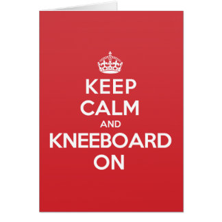 穏やかなKneeboardの挨拶のメッセージカードを保って下さい