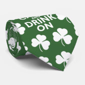 穏やかなSt patricks dayのシャムロックのユーモアを保って下さい ネクタイ (ロール)