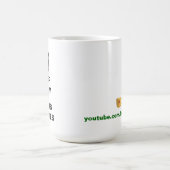 穏やかなYAの物の言えないBIDDIESのマグを保って下さい コーヒーマグカップ (中央)