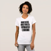 穏やかに潤い満たされ繁栄するマントラ Tシャツ (正面フル)