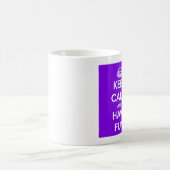 穏やか保ち、おもしろいのマグを持って下さい コーヒーマグカップ (中央)