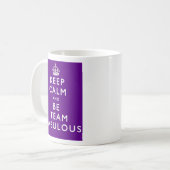 穏やか保ち、すばらしいチームがあって下さい コーヒーマグカップ (正面左)