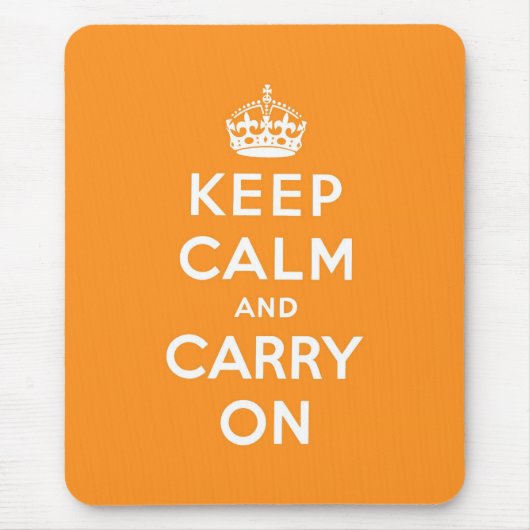 穏やか保ち、オリジナルを続けていって下さい マウスパッド (正面)