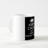 穏やか保ち、タランチュラを飼って下さい コーヒーマグカップ (正面左)