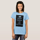 穏やか保ち、タランチュラを飼って下さい Tシャツ (正面フル)