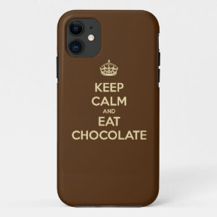 穏やか保ち、チョコレートiPhone 5の場合を食べて下さい iPhone 11 ケース