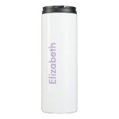 穏やか保ち、パーソナライズな茶ラベンダーを食べて下さい タンブラー (裏面)