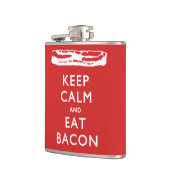 穏やか保ち、ベーコンを食べて下さい フラスク (左)