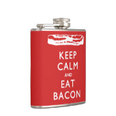 穏やか保ち、ベーコンを食べて下さい フラスク (右)