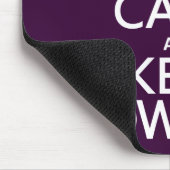 穏やか保ち、ボーリング-すべての色--を保って下さい マウスパッド (コーナー)