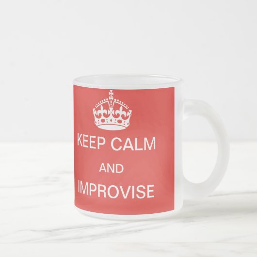 穏やか保ち、マグを即席に作って下さい フロストグラスマグカップ (右)