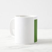 穏やか保ち、マグビーガンの行って下さい コーヒーマグカップ (正面左)