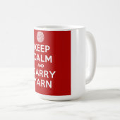 穏やか保ち、ヤーンを運んで下さい コーヒーマグカップ (正面右)