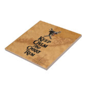 穏やか保ち、ラム酒を運んで下さい タイル (側面)