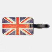 穏やか保ち、ヴィンテージの英国国旗の旗を続けていって下さい ラゲッジタグ (裏面横)