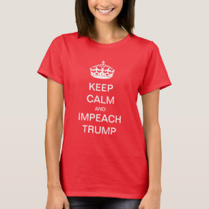 穏やか保ち、切札を弾劾して下さい Tシャツ
