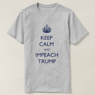 穏やか保ち、切札を弾劾して下さい Tシャツ