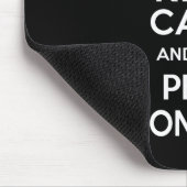 穏やか保ち、害虫駆除をおもしろいな害虫駆除業者と呼んで下さい マウスパッド (コーナー)