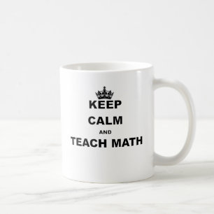 穏やか保ち、数学を教えて下さい コーヒーマグカップ