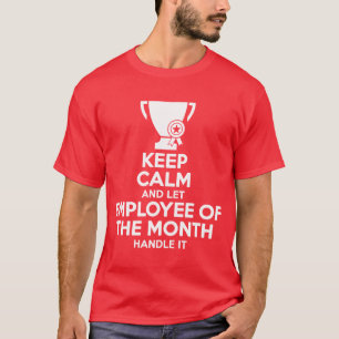 穏やか保ち、月の従業員をそれを扱うことを許可して下さい Tシャツ