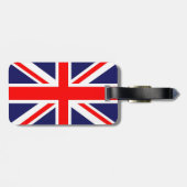 穏やか保ち、英国国旗の旗を続けていって下さい ラゲッジタグ (裏面横)