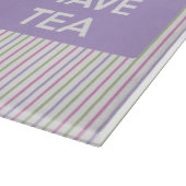 穏やか保ち、茶コラージュを持って下さい カッティングボード (角)