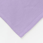 穏やか保ち、茶ラベンダーおよび白を持って下さい フリースブランケット (角)