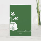 穏やか保ち、蜂-すべての色--を飼って下さい カード (裏面)