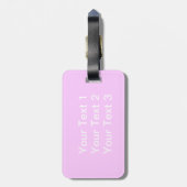 穏やか保ち、買物をすることを行って下さい ラゲッジタグ (裏面縦)