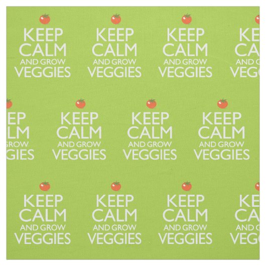 穏やか保ち、野菜を育てて下さい ファブリック (見本)