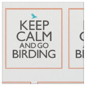 穏やか保ち、野鳥観察行って下さい ファブリック (クローズアップ)