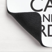 穏やか保ち、野鳥観察行って下さい マウスパッド (コーナー)