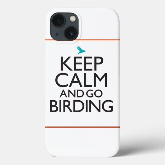 穏やか保ち、野鳥観察行って下さい Case-Mate iPhoneケース (裏面)