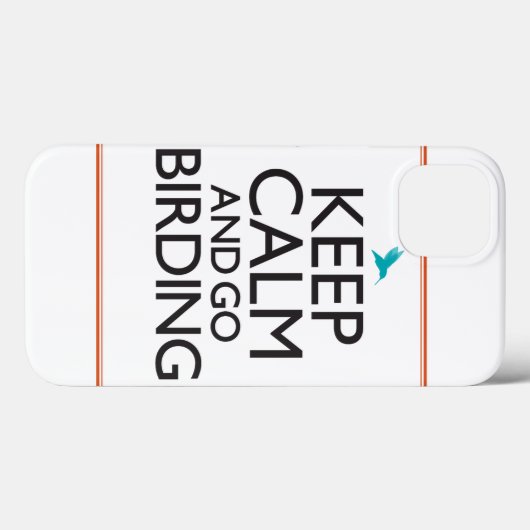 穏やか保ち、野鳥観察行って下さい Case-Mate iPhoneケース (裏面 (横))