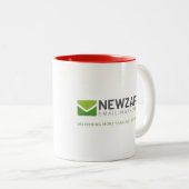 穏やか保ち、F5を押して下さい ツートーンマグカップ (正面右)