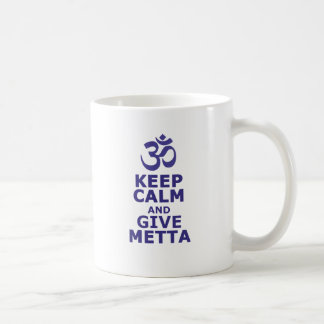 穏やか保ち、Mettaを与えて下さい コーヒーマグカップ