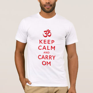 穏やか保ち、Omのやる気を起こさせるな意気込のワイシャツを運んで下さい Tシャツ