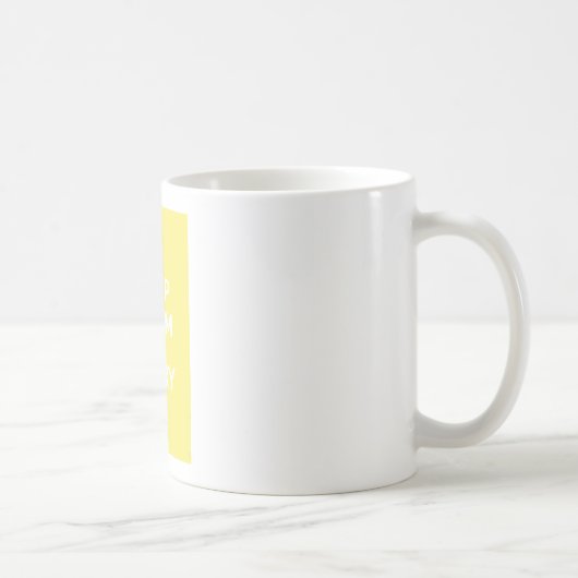 穏やか保ち、On_MUG_LEMONのメレンゲを運んで下さい コーヒーマグカップ (右)