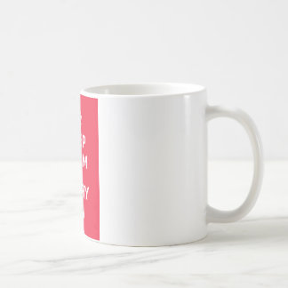 穏やか保ち、On_MUG_REDを運んで下さい コーヒーマグカップ