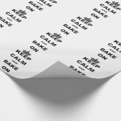 穏やか保ち、ON.pngを焼いて下さい ラッピングペーパー (角)
