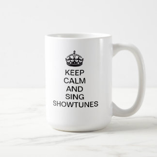 穏やか保ち、Showtunesを歌って下さい コーヒーマグカップ