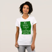 穏やか保ち、Womenのワイシャツを書き続けて下さい Tシャツ (正面フル)
