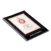 穏やか保って下さい及びカップケーキ-ファッションの粋な上品--を食べて下さい ノートブック (右側)