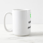 穏やか私ありますイタリアンが保って下さい! コーヒーマグカップ (左)